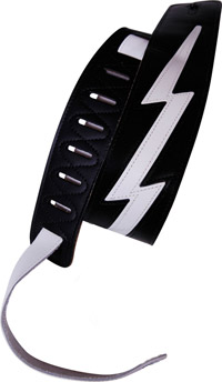 Get a lightning bolt guitar strap - to electrify your guitar playing.