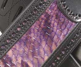 Levys Purple Snakeskin Guitar Strap_cu