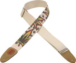 Hemp Guitar Strap (leaf)