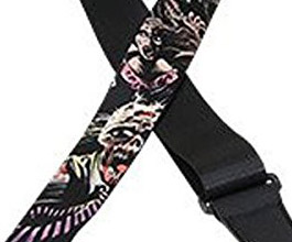Levys Gothic Guitar Strap close up