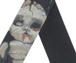 Levys Zombie Baby Guitar Strap close up