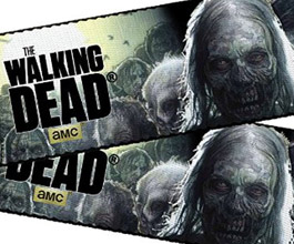 Walking Dead Zombies Guitar Strap close up