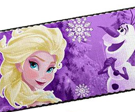 Frozen Guitar Strap 03, close up