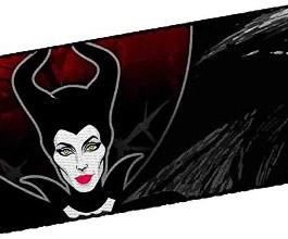 Guitar Strap 14, Maleficent's Dragon, close up