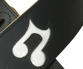 Music Notes Guitar Strap no.1 close up