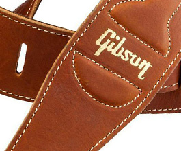 Classic Gibson Guitar Strap close-up