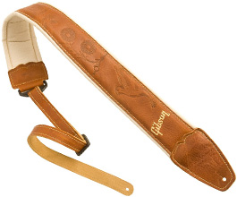 Tan Gibson Guitar Strap