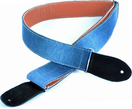 Denim Guitar Strap 6 by Pete Schmidt