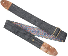 Denim Guitar Strap 8 by LM Products