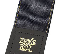 Denim Guitar Strap 10 by Ernie Ball close up