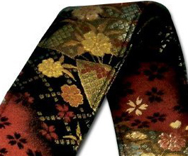 flower guitar strap 06 close up