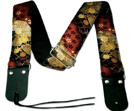 flower guitar strap 06