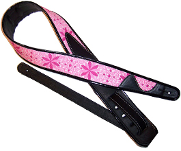 flower guitar strap 08