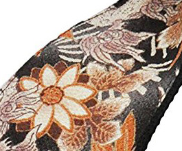 flower guitar strap 10 close up