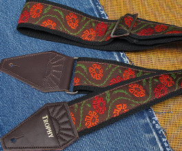 flower guitar strap 11