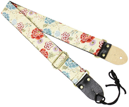 flower guitar strap 12