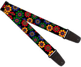 flower guitar strap 14