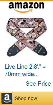 flower guitar strap 10 by Amazon