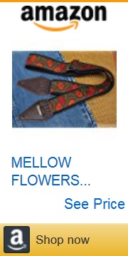 flower guitar strap 11 by Amazon