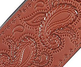 paisley guitar strap 02 close up