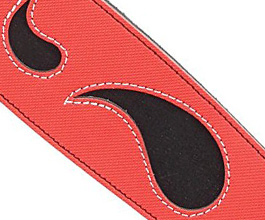 paisley guitar strap 05 close up